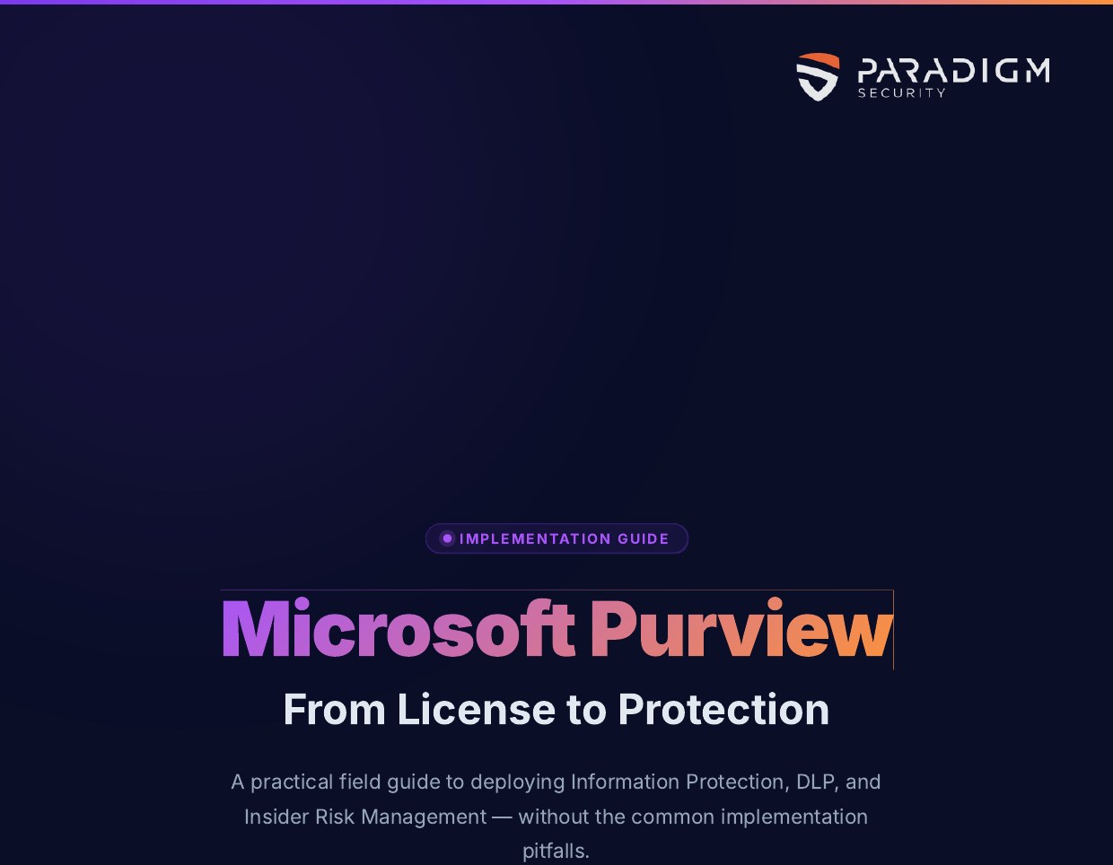 Microsoft Purview: From License to Protection — e-book cover